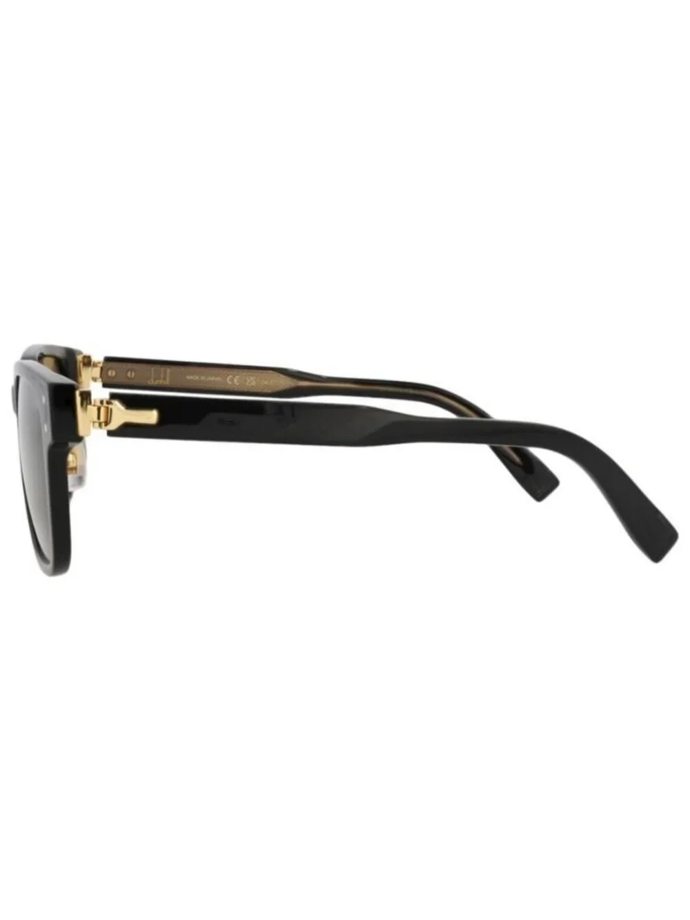 New Dunhill Mens Square/Rectangle Black Black Brown Fashion Designer Sunglasses